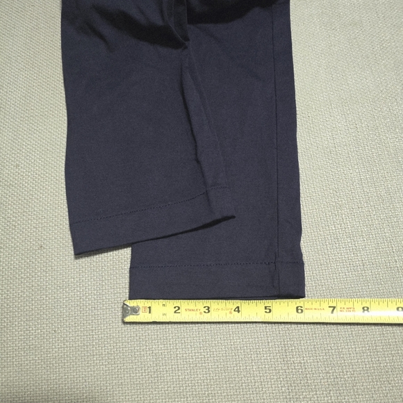 Banana Republic Slim Fit Stretch Preppy Navy Blue Men's Size 31x32 Pants - Picture 4 of 16